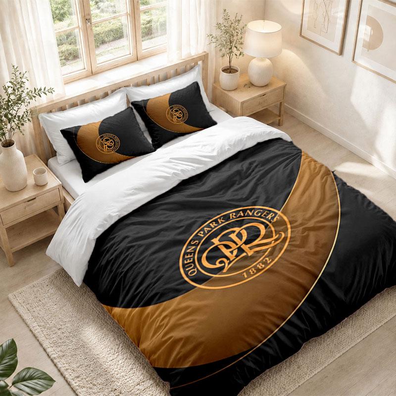 Bedding Set 1 Duvet Cover 2 Pillowcases Queens Park Rangers Football Print Bedroom Home Decoration