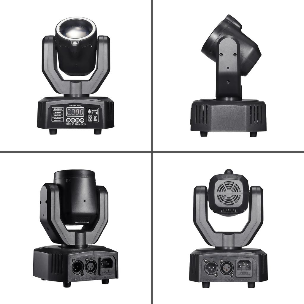 Luz de Festa Disco Beam 32W LED Efeito 4EM1 Estrobo Luz de Palco Controle DMX e Ativado por Som Para DJ Bar Festa de Natal