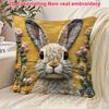 Vikama Cute Rabbit Double-Sided Printed Throw Cushion Cover, Comfortable Decorative Sofa Cover, Home Decoration