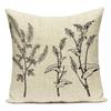 Decorative Throw Pillows Case Purple Plant Flower Lavender Polyester Pillow Cushion Cover For Living Room Sofa Car Home Decor