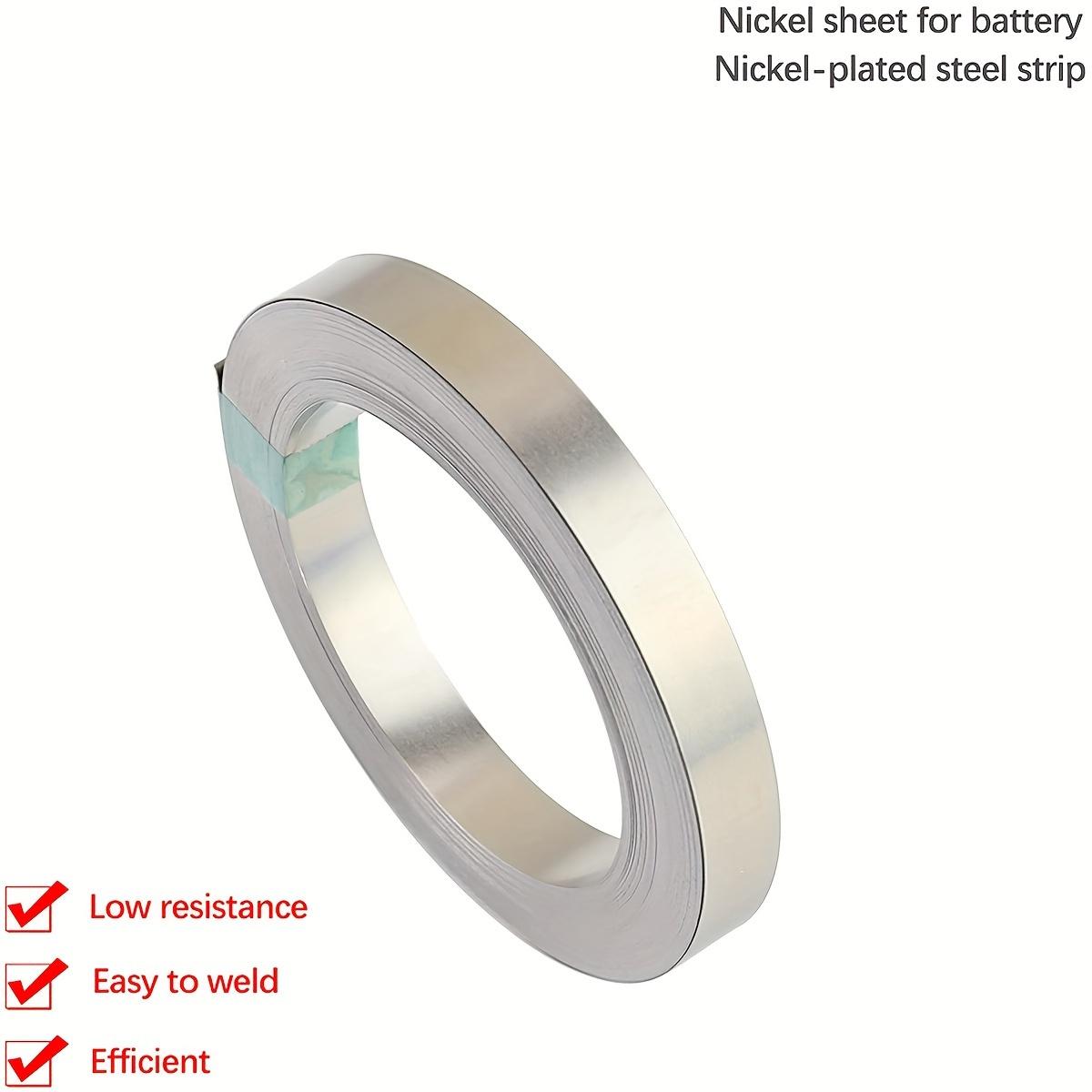 

5M/рулон никелевой ленты с покрытием Pa чистота сварки для литиевых батарей, никелевый лист для точечной сварки аккумуляторных батарей серебряный