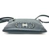 Salvatore Ferragamo Gancini Bag Shoulder Bag Leather Black/GoldHardware