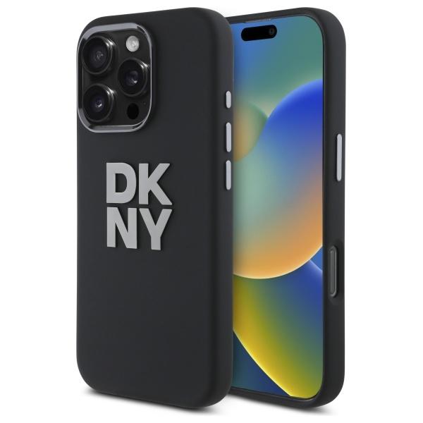 Dkny Dkhcp16Xsmcbsk Iphone 16 Pro Max 6.9 Czarny/Black Hardcase Liquid Silicone Metal Logo