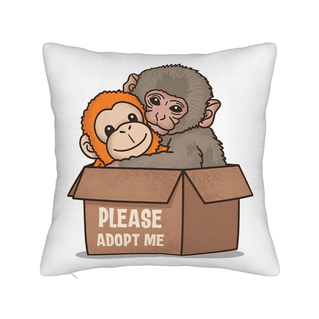 Monkey Punch Pillow Case Fashion Pillow Cover Soft Pillowcases For Sofa Bedroom Home Decor
