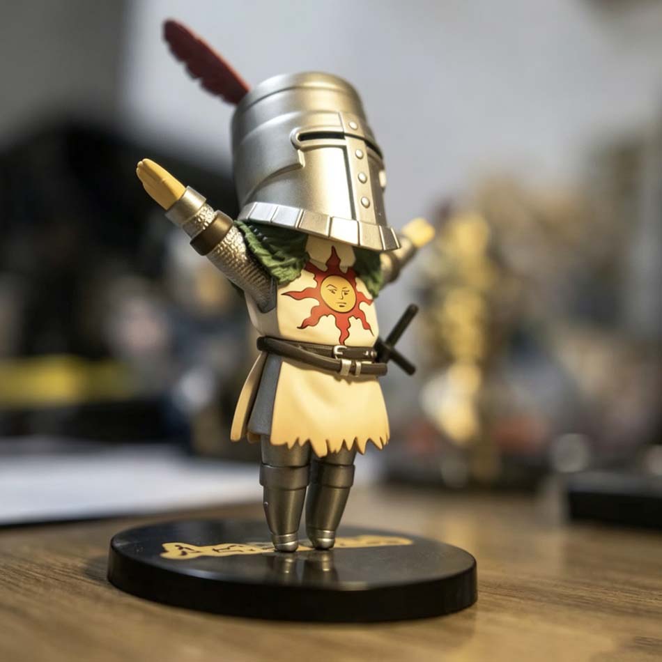 Q Version Dark Souls Anime Action Figure Solaire Artorias Ornstein Fire Keeper Doll Anime Figurine Model Toys For Boy Gifts