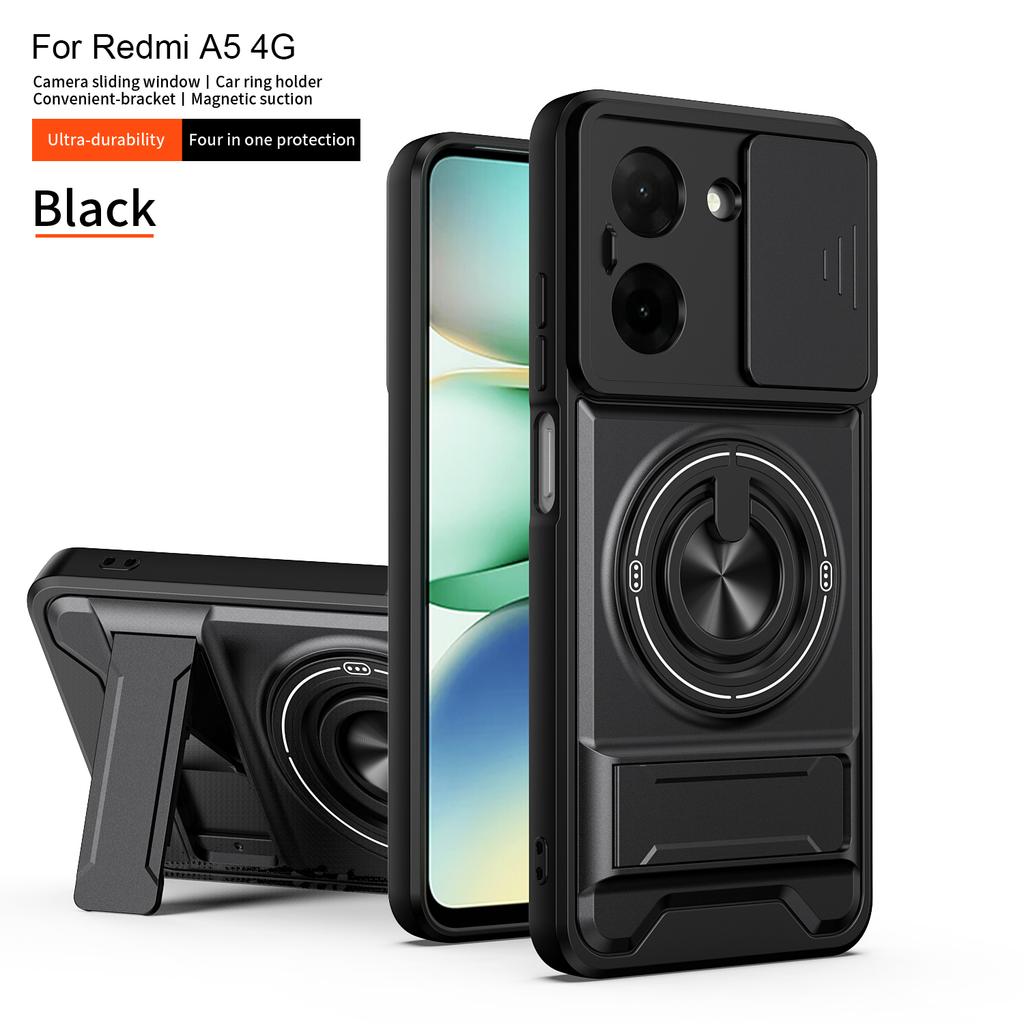 For Xiaomi Poco C71 Case Poco C71 Cover POCO C71 Phone Case Magsafe Magnetic Fold Holder Military Armor Camera Protection Cover