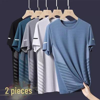 Men's Summer Breathable Mesh Slim Fit Sports T-Shirt