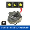 Mattel Jurassic World Battle Action T-Rex Mask Figure for Kids, Moving Dinosaur Toy, Large, Ages 6 and Up, Green, JCH04