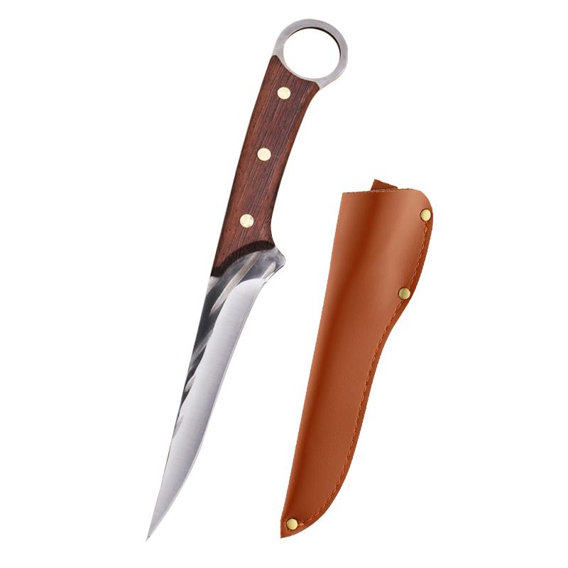 Forged Boning Knife Butcher Knife Kitchen Knife 5cr15 Stainless Steel Household Meat Cleaver Slicing Knife