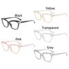 Square Vision Care Oversized Anti-blue Light Glasses Computer Goggles Multi-section Eyeglasses Cat Eye Eyewear