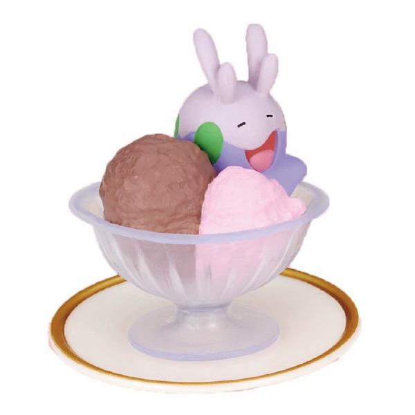 

Sweets Mascot Chocolate Alcremie Goomy Ditto Milcery Collectible Figurine Ice Cream Cake Decoration