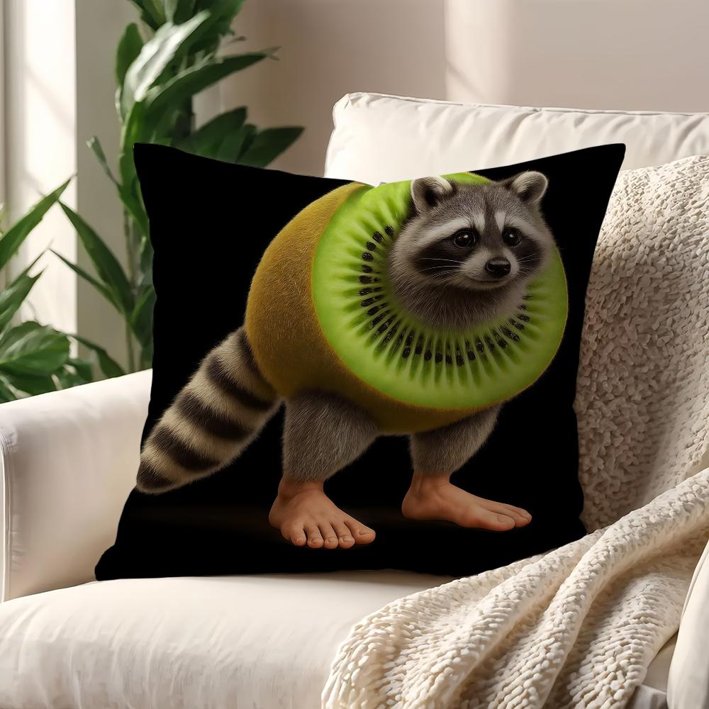 Italian B-Brainrot Animals Meme Cushion Cover For Pillow Printing Sofa Decoration Home Car Room Coffee Office Nordic Simplicity