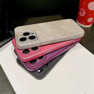 Custodia in denim di lusso di fascia alta per iPhone 15 14 13 12 11 Pro Max copertura anticaduta all-inclusive
