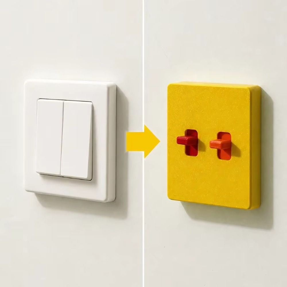 Creative Joystick Switch Stickers Self-Adhesive Switch Frame Cover Home Decoration