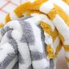 4Pcs 30x30cm Wave Soft Coral Velvet Kitchen Hand Towel Dishcloth Non-stick Oil Cleaning Wipe Cloth Scouring Pad