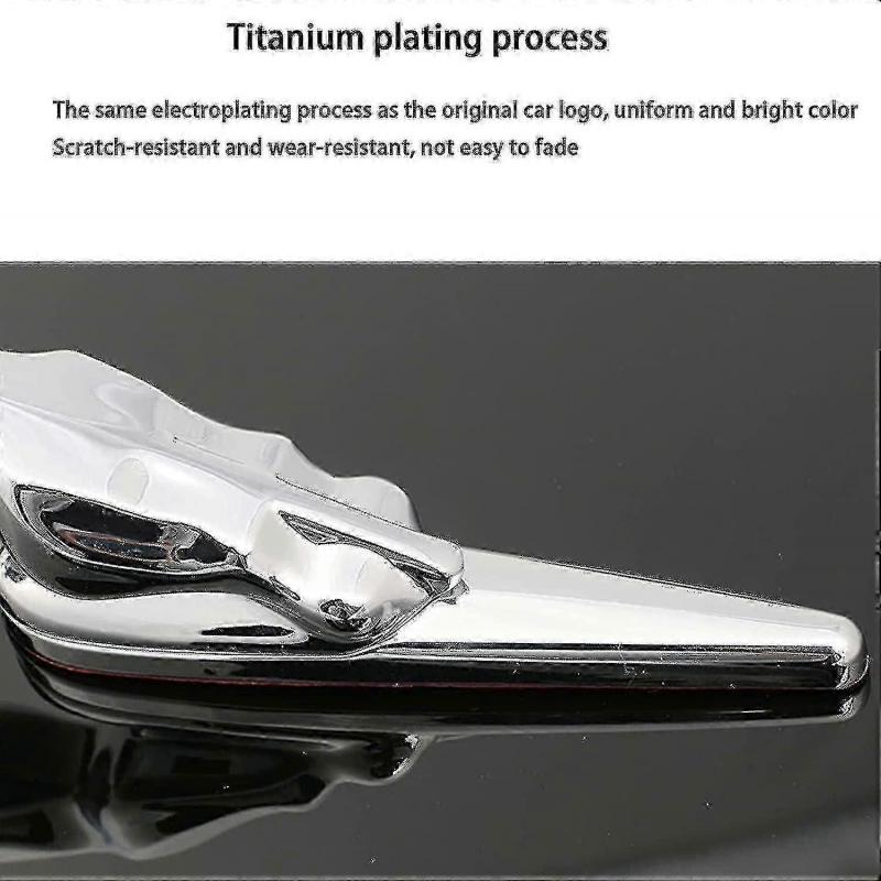 For Jaguar 3d Emblem Car Front Vehicle Hood Ornament Car Cover Chrome Eagle Badge Car Accessories