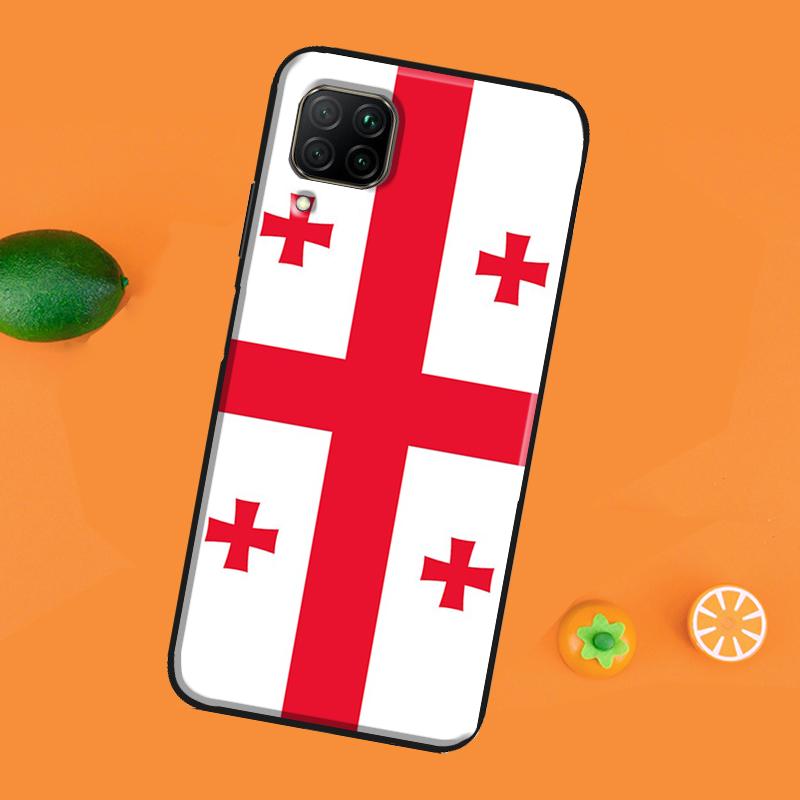 Georgia Grunge Flagge Telefon Fall Für Huawei P40 Lite P20 P30 Pro Nova 5T P Smart Z 2019 2021 Ehre 50 10i 8X 9X