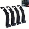 4Pcs/Set Car Headrest Hooks For Car Car Seat Hooks Purse Hooks For Car Handbag Clothes Coats Grocery Bags