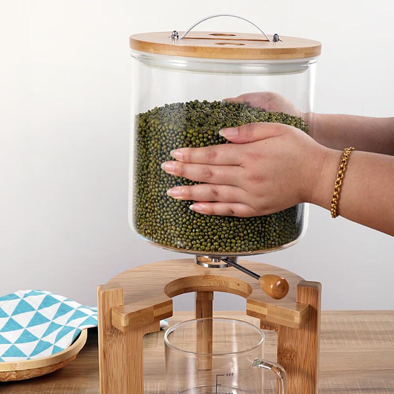 Churong Glass Rice & Grain Dispenser