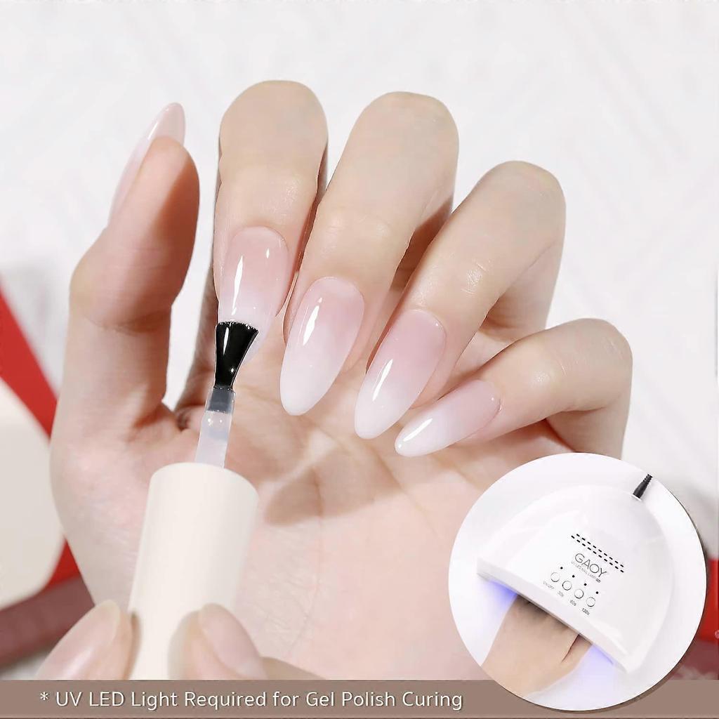 12ml No Wipe Gel Base Coat for UV LED Lamp, Long Lasting Gel Nail Polish Manicure