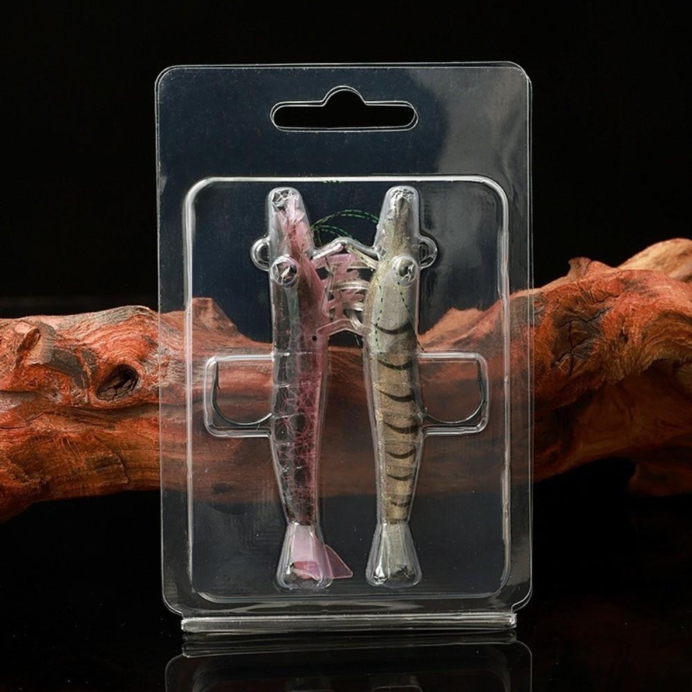 2pcs 11g/8.3cm Luminescent Fishing Lure Soft Fishing Bait Hooks  Freshwater Fishing