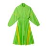 Womens/Ladies Colour Block Sweatshirt Dress