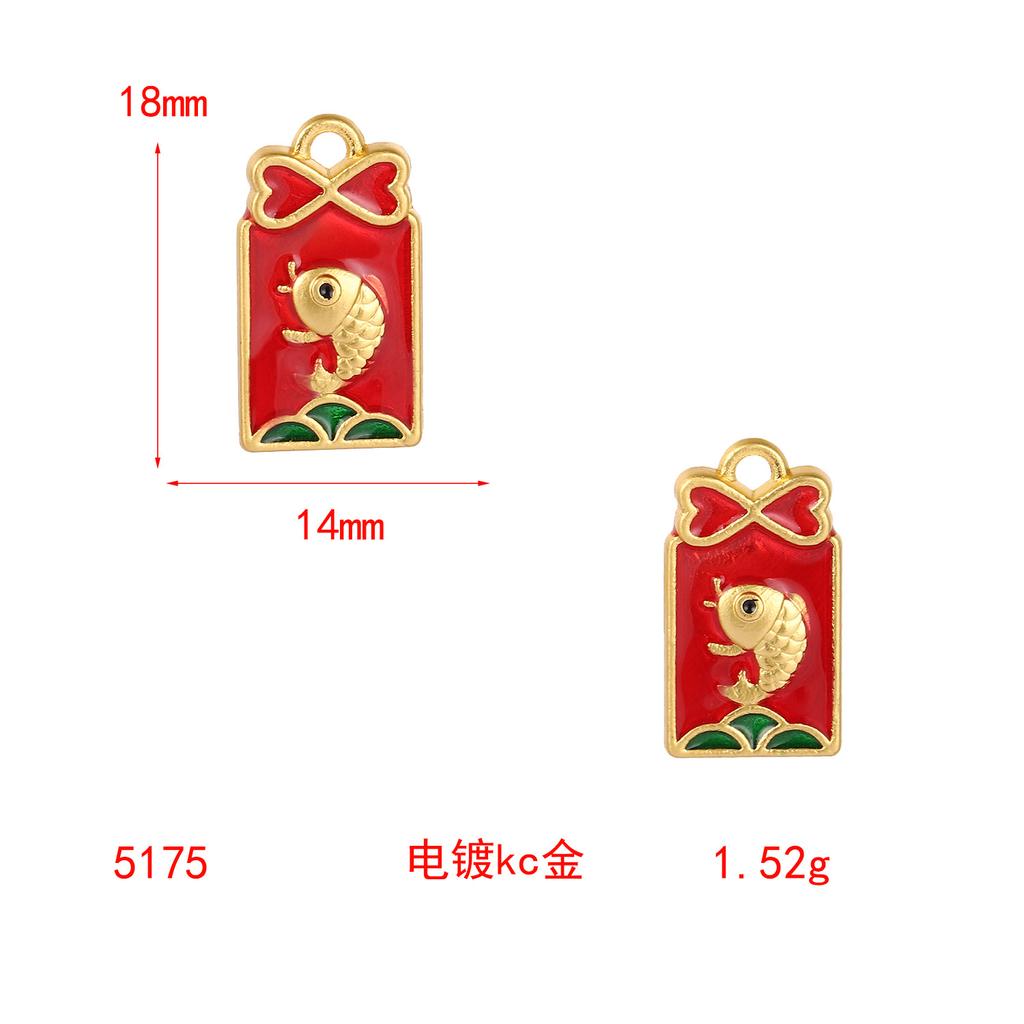 Ping An Ruyi Lucky Nafu Plate Pendant Pendant Diy Beaded Bracelet Accessories