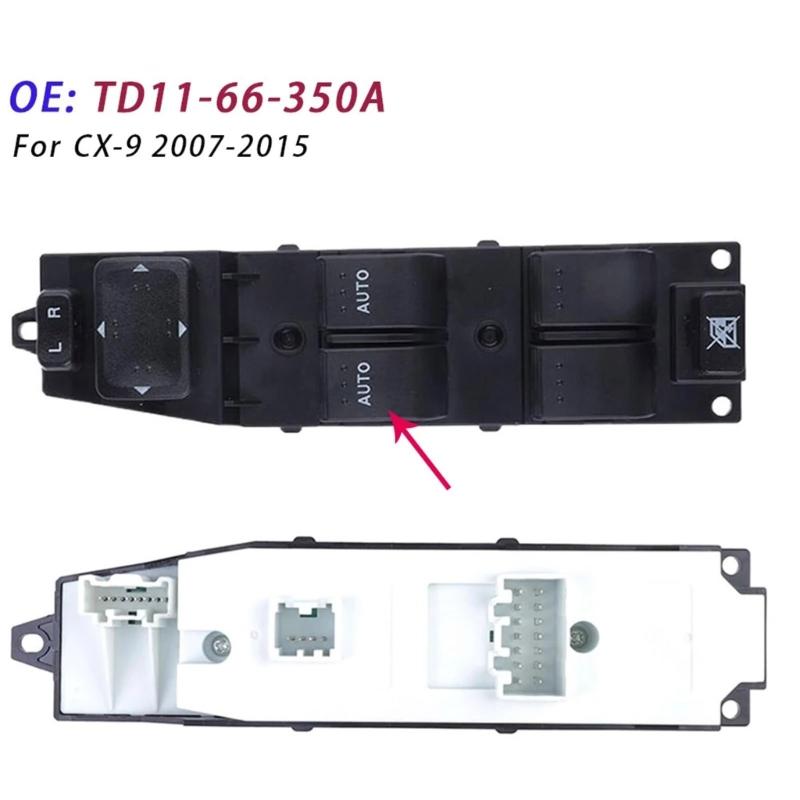 Car Power Window Switch TD11-66-350A DWS864 1S15705 Electric Power Window Control Switch for CX-9 2011-2015