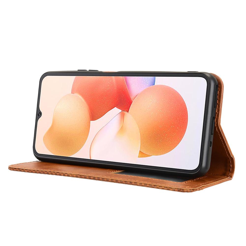 For Cubot A10 Case Wallet Stand Retro Texture Leather Phone Cover