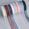 10Pcs Hotfix Crystal Organza Ribbon Trim 2.5Cm/4.0Cm 10 Yards For Handmade Bows Hair Clips Garments And Gift Boxes