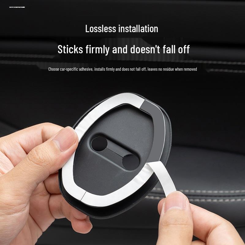 Amortyzator wstrząsów do drzwi samochodu: Silikonowa Guma Osłona Antykolizyjna i Podkładka Wyciszająca do Ochrony Zatrzasku