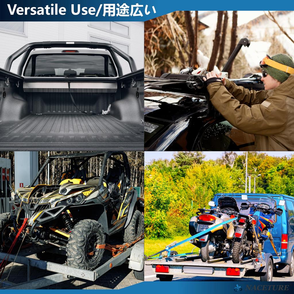 Motorcycle Anchor Hook Heavy Duty Steel 20 Pack - Dirt Bike Securing Strap Ring