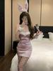 Christmas Cosplay Costumes Erotic New Year Dress for Couple Sexy Honeymoon Plus Lolita Chemise Exotic Role Playing Santa Apparel