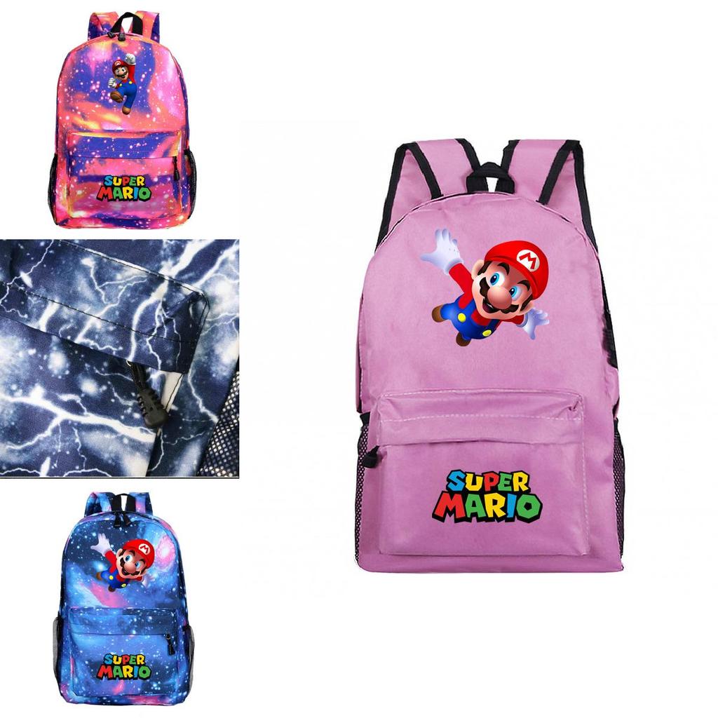 Stilvoller Super Mario Rucksack Perfekter Reisebegleiter Für Kinder Und Erwachsene