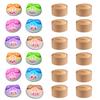 12Pcs Cartoon Bow Dumpling Squeeze Toy with Steamer Box, Slow Rebound Steamed Bun Sensory Toy, Decompression Dough Stress Ball Fidget Toy