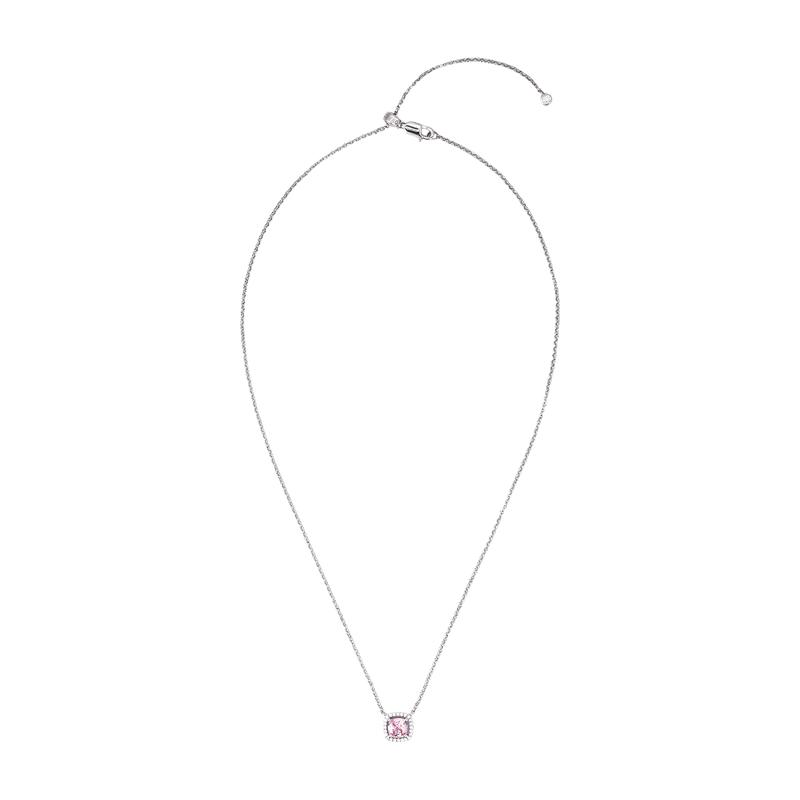 APM Monaco Square design 925 silver necklace women s silver white AC6789XOR серебряный
