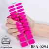 Waterproof Super Sparkle Gel Nail Stickers (Solid Color, UV-Free, No Lamp Required)