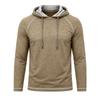 Mens Hooded Long Sleeve T Shirt Casual Sports Pullover Base Layer Top