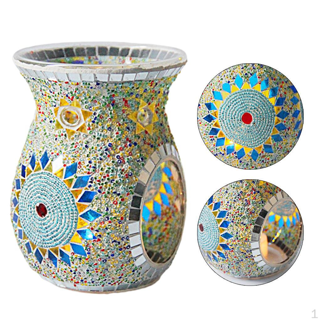 Essential Oil Glass Diffuser Candle Tea Holder Decor