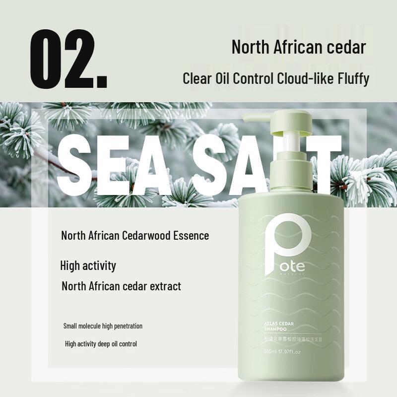 Baite Sea Salt Purifying Shower Gel & Cedar Shampoo Set
