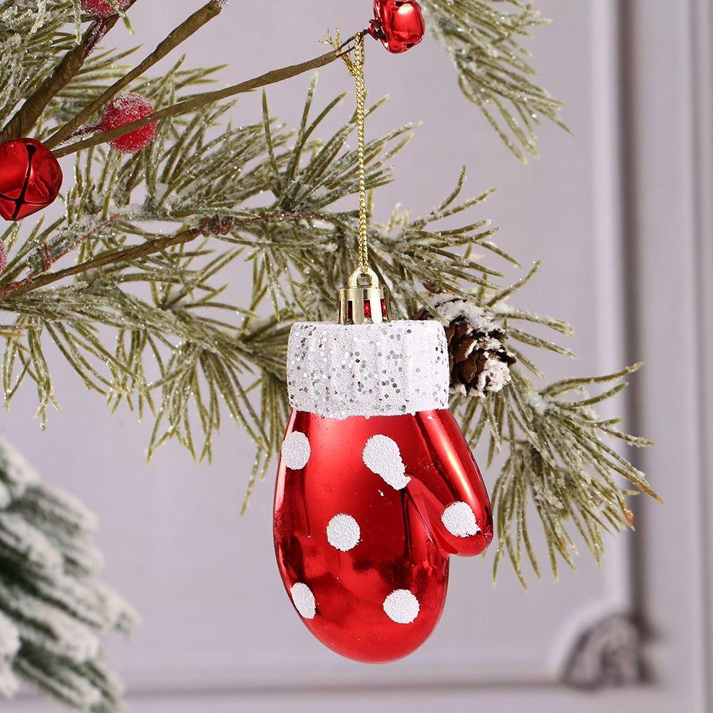 Electroplated Painted Ball Christmas Tree Ornament DIY Crafts Painted New Year Christmas Gifts Boxes Pendant Pendant Plastic