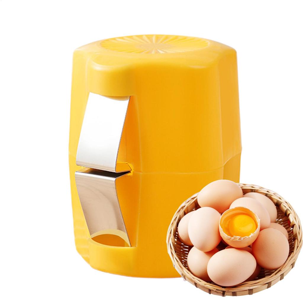 Multifunctional Egg Shell Opener Handheld Egg Cracker Separator Tool Eggshell Cutter Easy Open Kitchen Gadget for Raw Egg