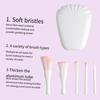 Acrylic Makeup Brush with Storage Shell Makeup Brus Storage Set  Makeup Brushes