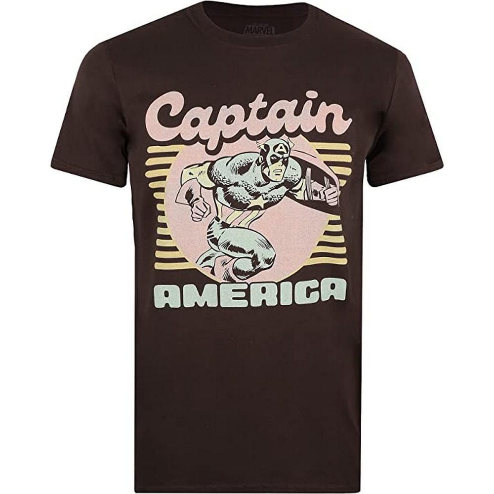 Captain America Mens 70´s T-Shirt