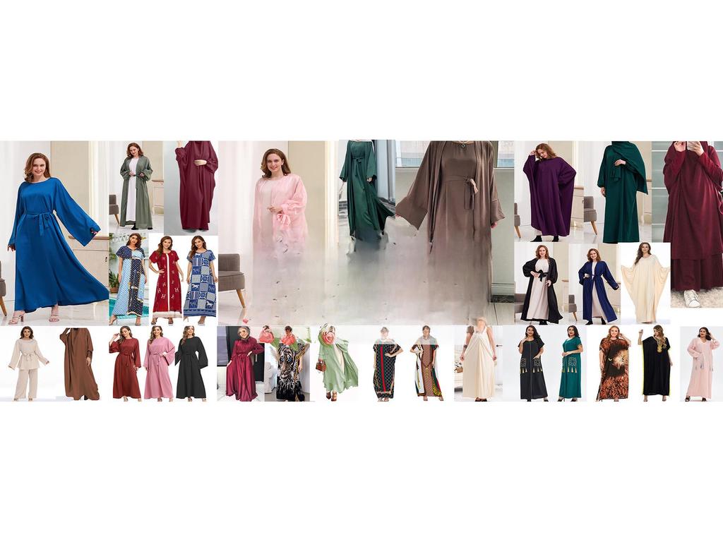 TikTok Fashion Women's Two-Piece Long Dress & Skirt Set