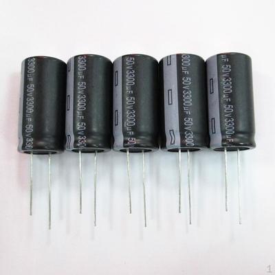 5pcs-3300uf 50V 36x18mm Aluminum Electrolytic S