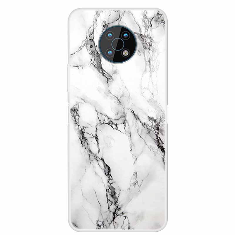 For Nokia G50 Cases G20 G10 G300 Clear Marble Soft Silicone Phone Cases for Nokia G50 5G Back Covers Bumper For NokiaG20 G 50 5G