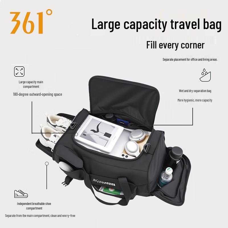 361° Multi-functional Dry-Wet Separation Travel Bag
