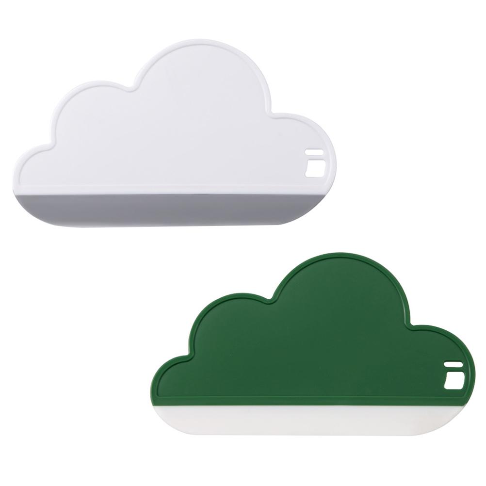 

2 шт. Мягкий силиконовый скребок Cloud Wiper Board Универсальный скребок для мытья стекол с водой скребок для мытья посуды бытовой зелёный/белый