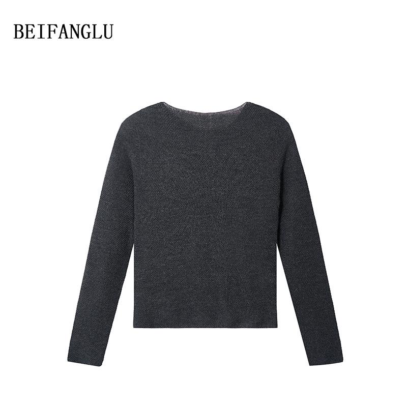 Northern Deer Wool & Silk Casual Herringbone Knitwear